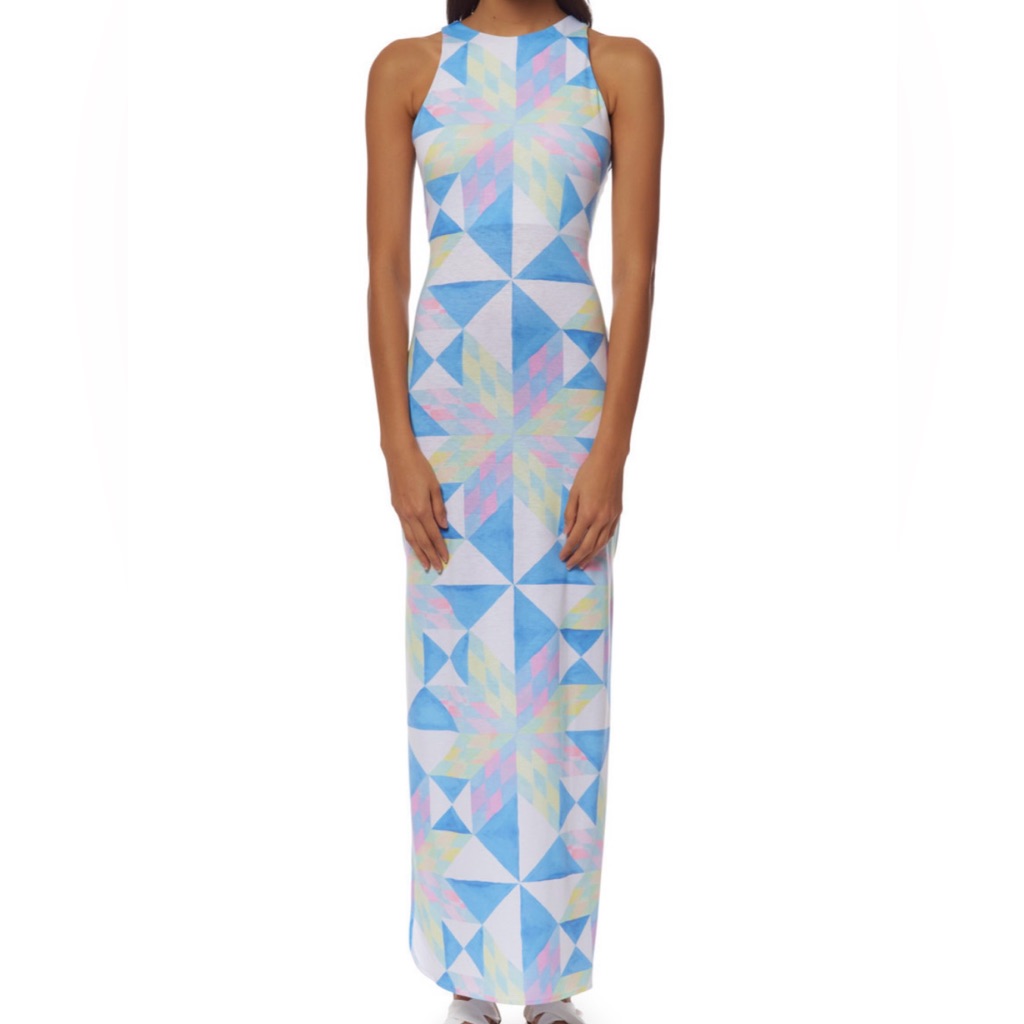 Mara Hoffman Multi Colored Maxi Dress - Size Xs